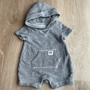 Baby Gap hooded onesie 6-12 months